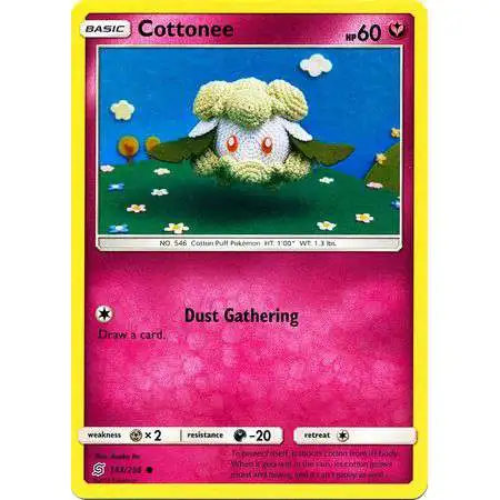 Pokemon Trading Card Game Sun & Moon Unified Minds Common Cottonee #143