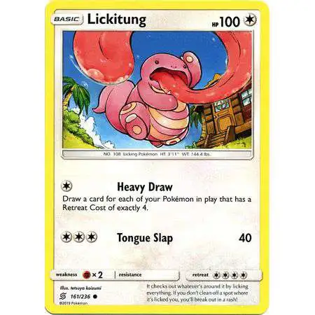 Pokemon Trading Card Game Sun & Moon Unified Minds Common Lickitung #161