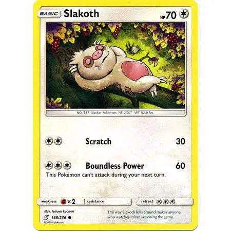 Pokemon Trading Card Game Sun & Moon Unified Minds Common Slakoth #168