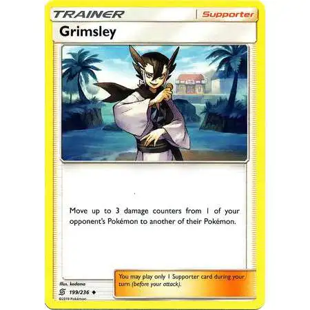 grimsley pokemon card TCG - SM10a - 048/054 (U) Move up to 3 damage counters from 1 of your opponents Pokmon to another of their Pokmon Pokemon Card - S&M: Unified