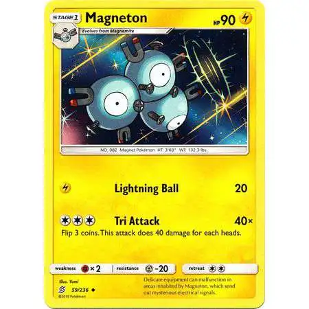 Pokemon Trading Card Game Sun & Moon Unified Minds Uncommon Magneton #59