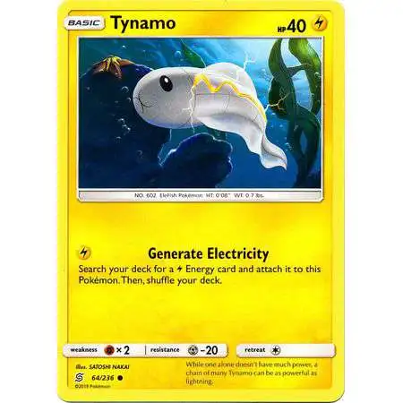Pokemon Trading Card Game Sun & Moon Unified Minds Common Tynamo #64