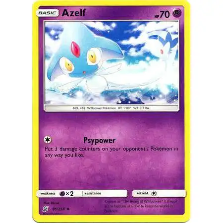 Pokemon Trading Card Game Sun & Moon Unified Minds Uncommon Azelf #85