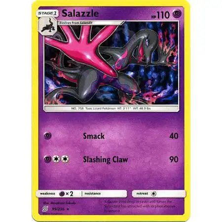 Pokemon Trading Card Game Sun & Moon Unified Minds Rare Salazzle #99