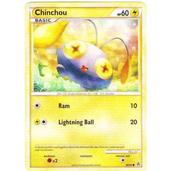 Pokemon HeartGold & Soulsilver Unleashed Common Chinchou #48