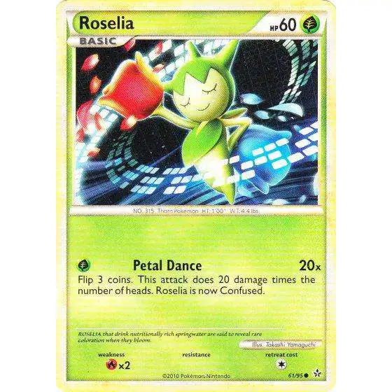 Pokemon HeartGold & Soulsilver Unleashed Common Roselia #61