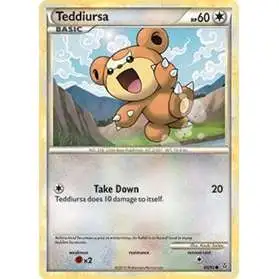 Pokemon HeartGold & Soulsilver Unleashed Common Teddiursa #65