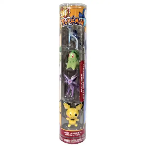 Pokemon Value Pack Figure Set [Lugia, Chikorita, Espeon & Pichu]