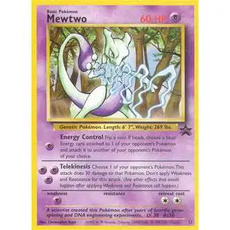 Pokemon Promo Cards WotC Promo Mewtwo #12 [Moderately Played]