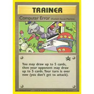 Pokemon Promo Cards WotC Promo Computer Error #16