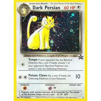 Pokemon Promo Cards WotC Promo Dark Persian #17