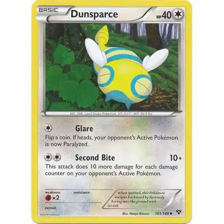 Pokemon Trading Card Game XY Base Set Uncommon Dunsparce #101