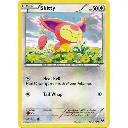 Pokemon Trading Card Game XY Base Set Common Skitty #104