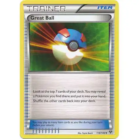 Pokemon Trading Card Game XY Base Set Uncommon Great Ball #118