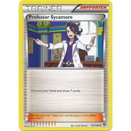 Pokemon Trading Card Game XY Base Set Uncommon Professor Sycamore #122