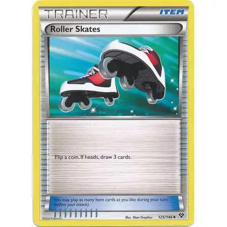 Pokemon Trading Card Game XY Base Set Uncommon Roller Skates #125