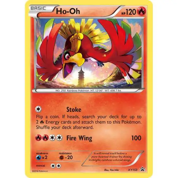 Pokemon XY Promo Promo Ho-oh XY153 [Moderately Played]