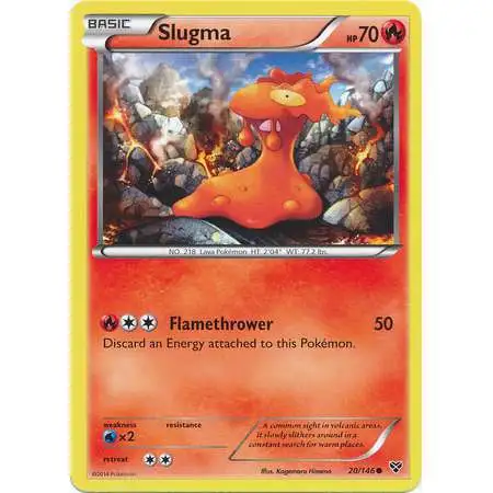 Pokemon Trading Card Game XY Base Set Common Slugma #20