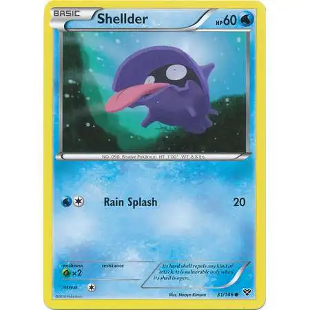 Pokemon Trading Card Game XY Base Set Common Shellder #31