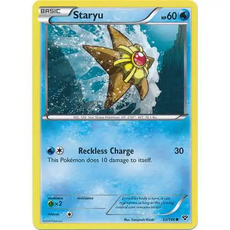Pokemon Trading Card Game XY Base Set Common Staryu #33