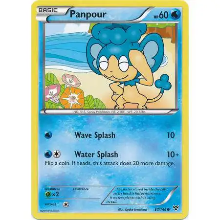 Pokemon Trading Card Game XY Base Set Common Panpour #37