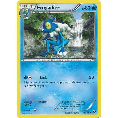 Pokemon Trading Card Game XY Base Set Uncommon Frogadier #40
