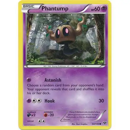 Pokemon Trading Card Game XY Base Set Common Phantump #54