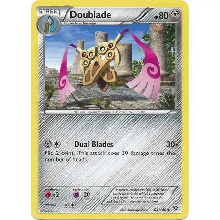 Pokemon Trading Card Game XY Base Set Uncommon Doublade #84