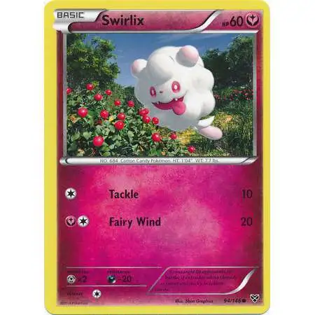 Pokemon Trading Card Game XY Base Set Common Swirlix #94