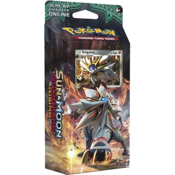 Pokemon Trading Card Game Sun & Moon Guardians Rising Steel Sun Theme Deck [Solgaleo, Damaged Package]