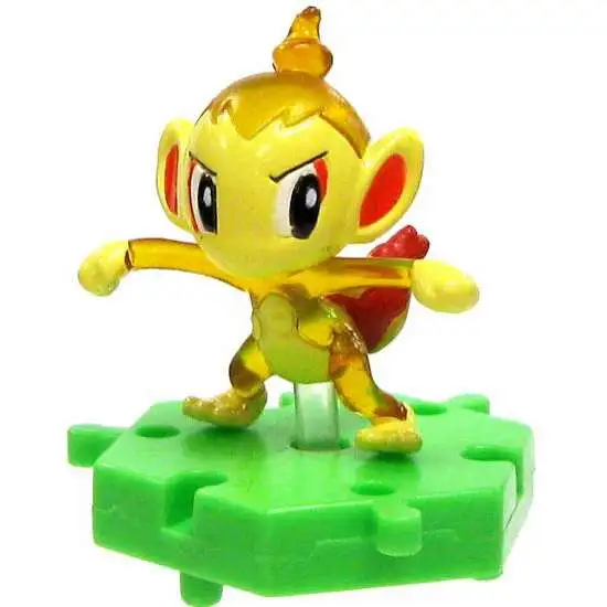 Pokemon Japanese Connecting Figures Chimchar 1-Inch PVC FIgure [Translucent Loose]