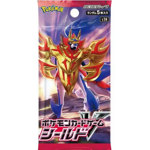 Pokemon Sword & Shield Expansion Shield Booster Pack [JAPANESE, 5 Cards]