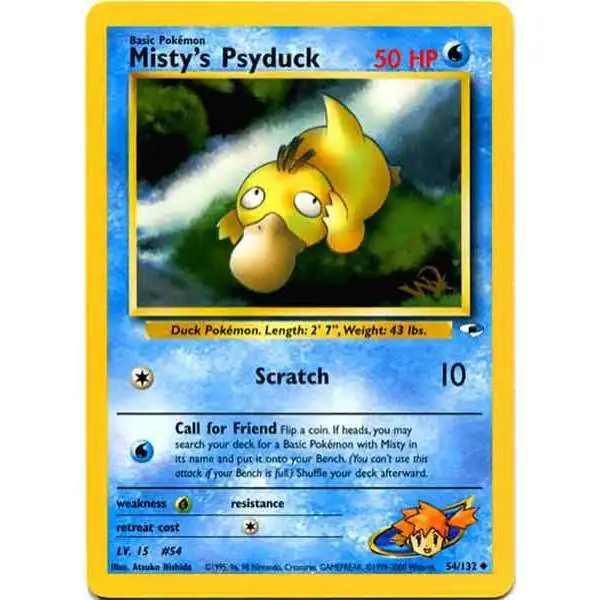 misty pokemon card value Misty's Seadra 9/132 Black Star Rare Holo Rare Near Mint If this turns attack does damage to the Defending Pokmon (after applying Weakness and Resistance) pokemon Gym Heroes Misty (18)