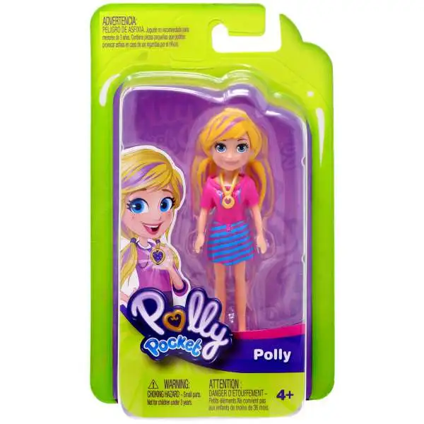 Polly Pocket Polly Mini Figure [Pink & Blue]