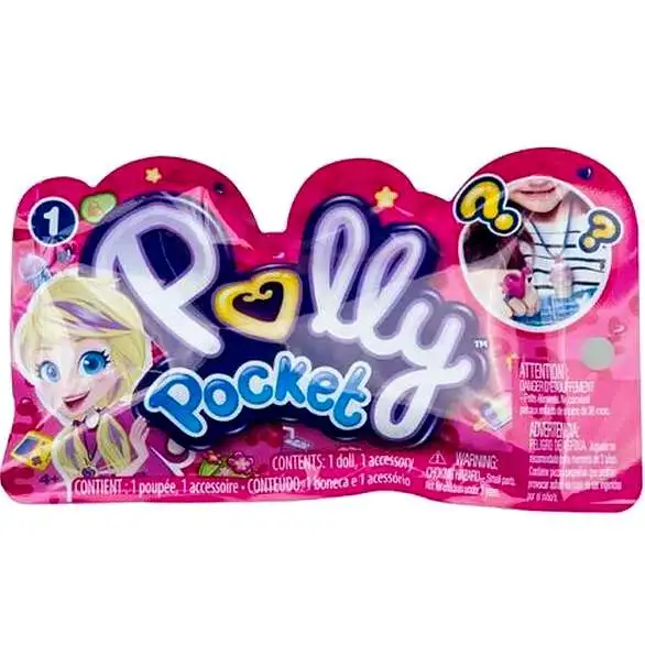 Polly Pocket Tiny Takeaways Series 1 Mystery Pack [1 RANDOM Ring OR Necklace]