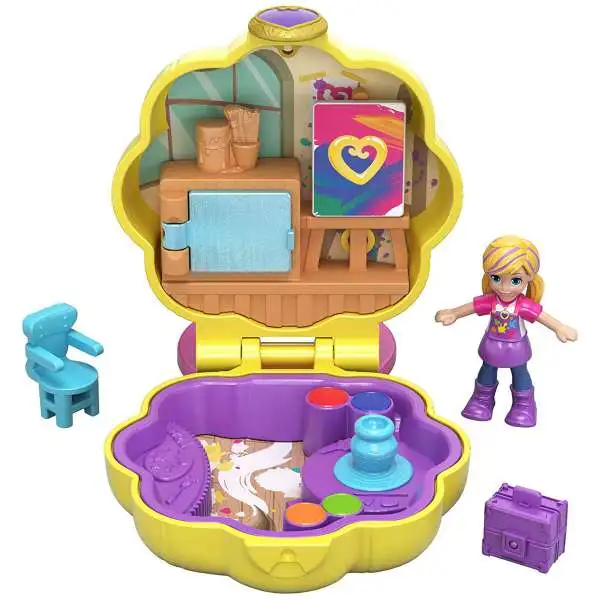 Polly Pocket Tiny World Awesome Art Studio Playset