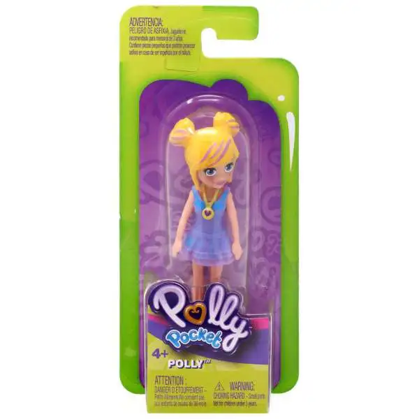 Polly Pocket Polly Mini Figure [Purple Dress, Version 2]
