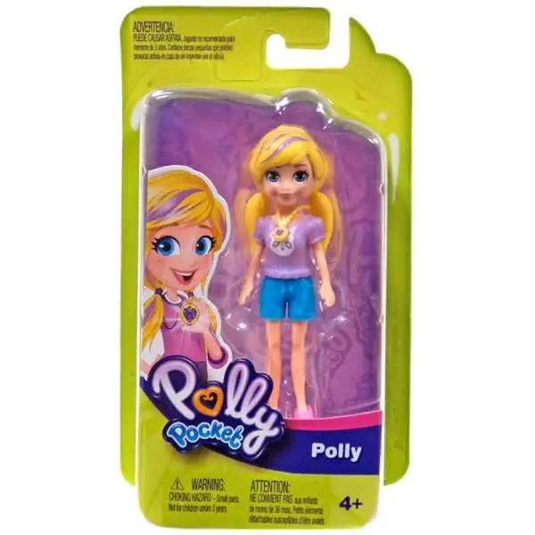Polly Pocket Trendy Outfit Polly Mini Figure [Blue Shorts]