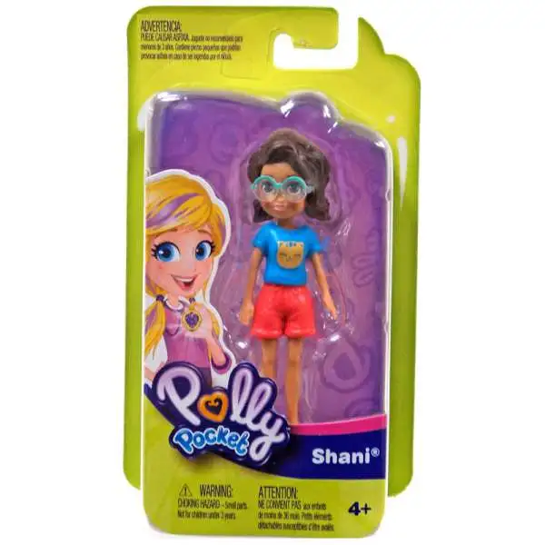 Polly Pocket Trendy Outfit Shani Mini Figure [Red Shorts]