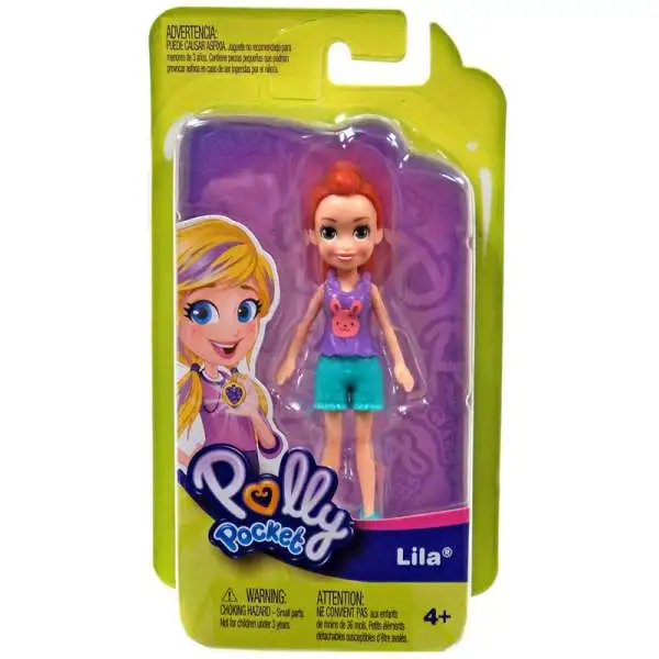 Polly Pocket Trendy Outfit Lila Mini Figure [Green Shorts]