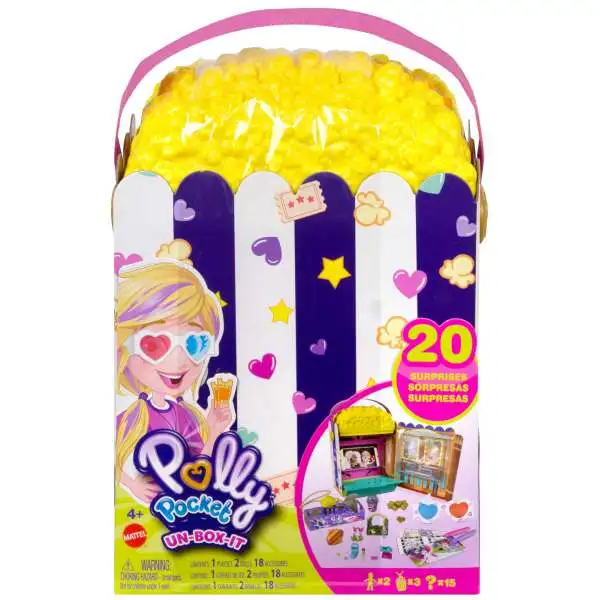 Polly Pocket Tiny Takeaways 4-Pack 2 Rings and 2 Necklaces 