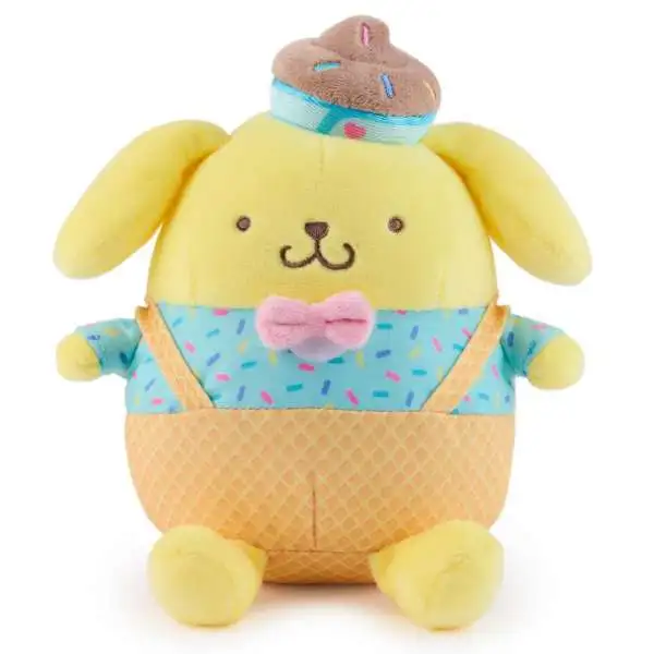 Sanrio Hello Kitty Pompompurin Ice Cream 6-Inch Plush