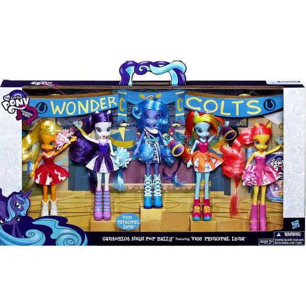 My Little Pony Equestria Girls Canterlot High Pep Rally Exclusive 9-Inch Doll 5-Pack [Damaged Package]