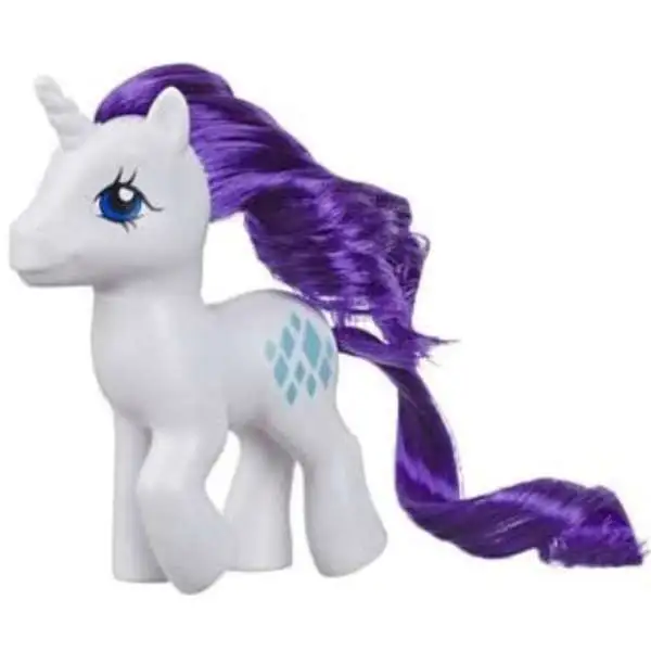 My Little Pony Retro Rainbow Mane 6 Rarity 3-Inch Mini Figure [Loose]