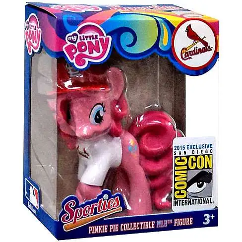 My Little Pony MLB Sporties Pinkie Pie St. Louis Cardinals Exclusive 3-Inch Collectible Figure [Damaged Package]