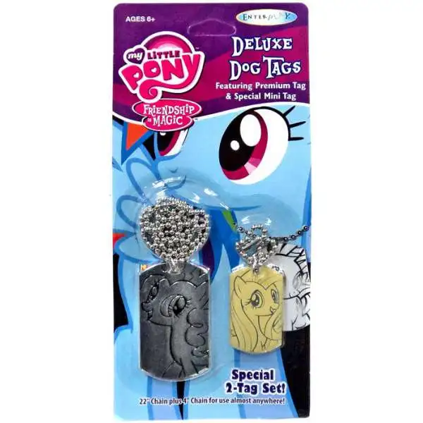 My Little Pony Friendship is Magic Pinkie Pie & Fluttershy Dog Tag 2-Pack [Loose]