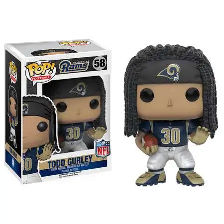 Funko NFL Los Angeles Rams POP! Football Todd Gurley Vinyl Figure #58 [Blue Jersey, Damaged Package]