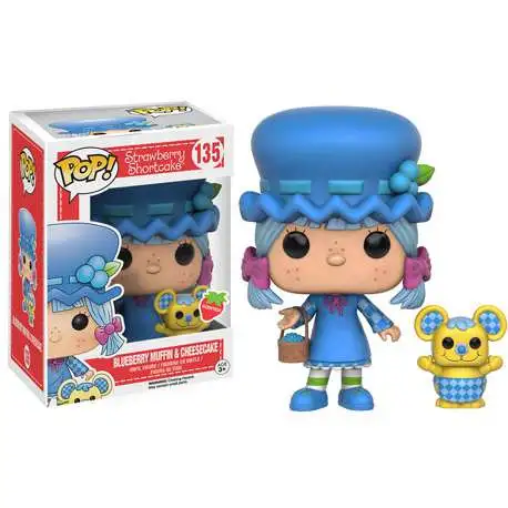 Funko Strawberry Shortcake POP! Animation Blueberry Muffin & Cheesecake Vinyl Figure #135