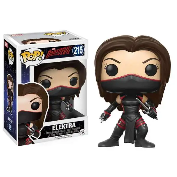 Funko Daredevil Netflix POP! Marvel Elektra Vinyl Bobble Head #215
