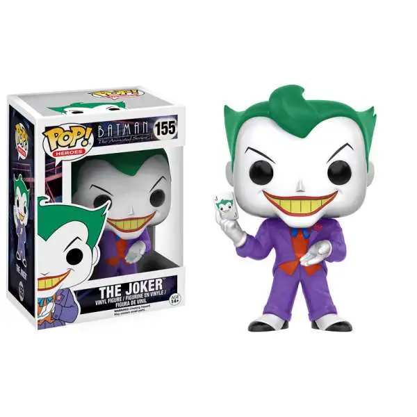 Funko Batman The Animated Series POP! Heroes The Joker Vinyl Figure #155 [The Animated Series, Damaged Package]